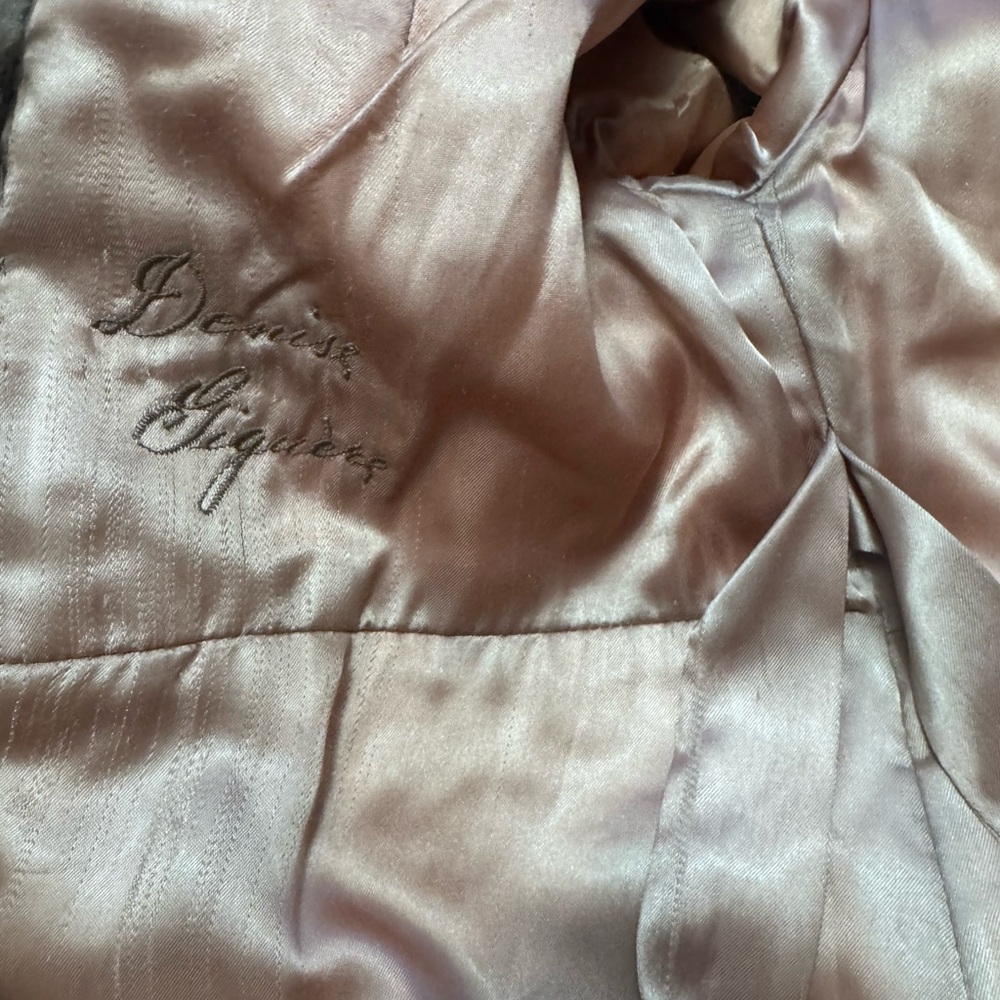 Genuine Wolf Fur Vintage Long Jacket - Picture 11 of 11